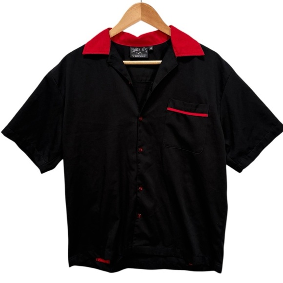 Daddy-O's Lucky Devils Casino Button Down Shirt Size Medium - Picture 2 of 8